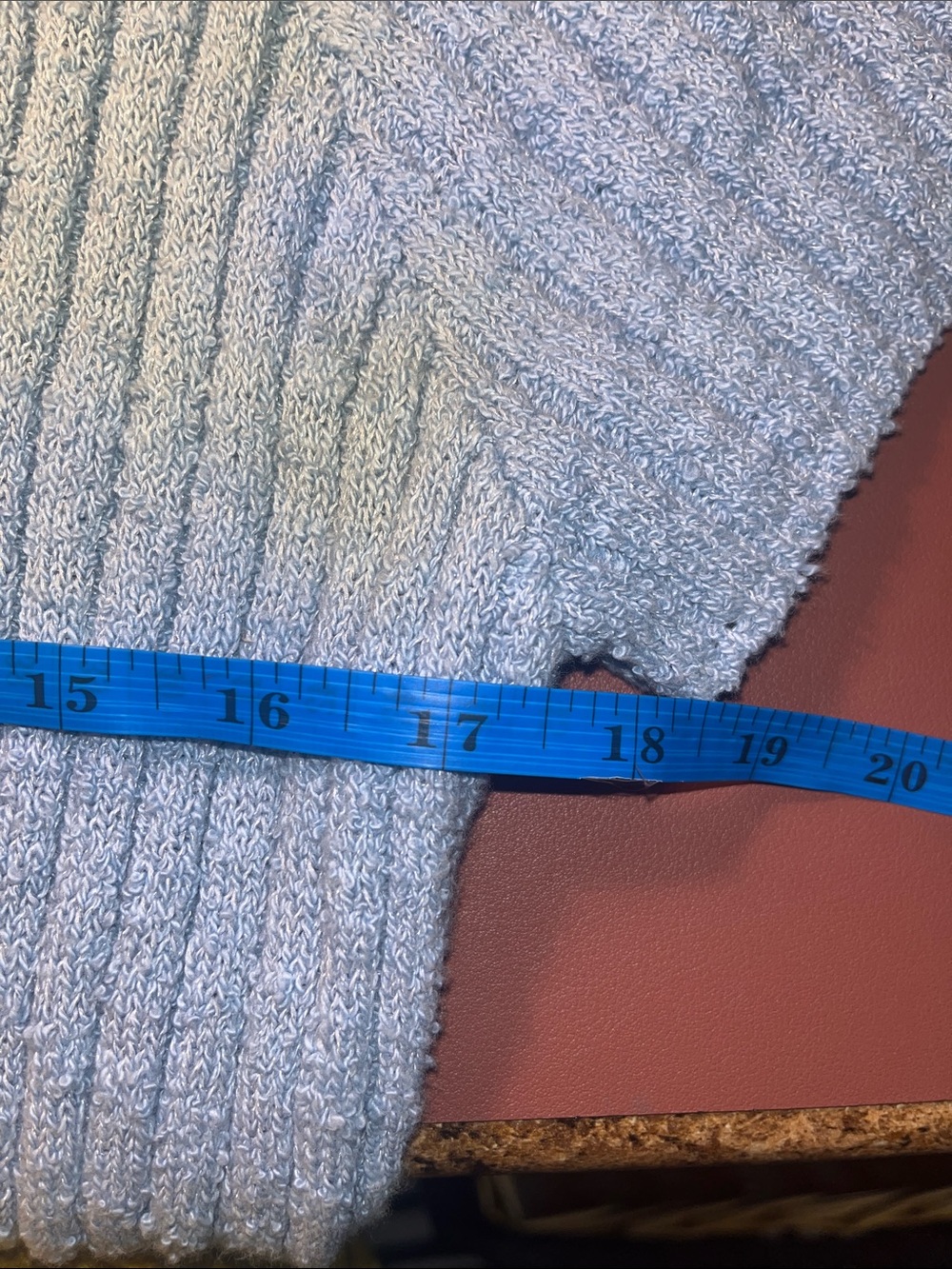 Universal Thread Light Blue Ribbed Midi Sweater Dress - Picture 8 of 10